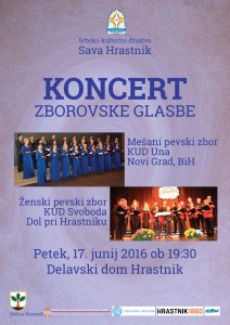 KONCERT ZBOROVSKE GLASBE